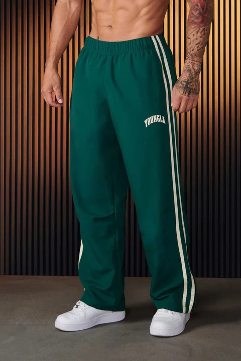Bryan - Herren Sporthose mit Doppelstreifen-Print
