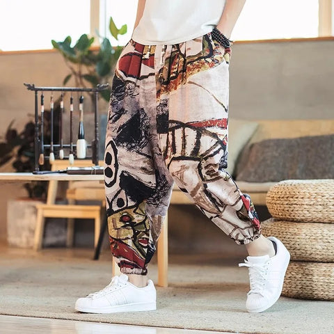Harvey - Bedruckte Baggy Pants