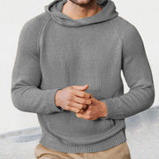 Bailey - Lässiger, warmer Strickpullover mit Kapuze für Herren
