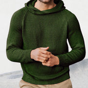 Bailey - Lässiger, warmer Strickpullover mit Kapuze für Herren