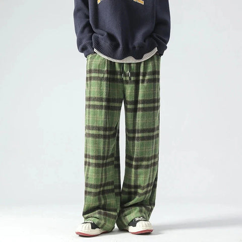 Dwight - Herren Dawnstring Plaid Hose