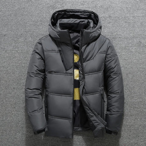 Alexander - Dicke Winterjacke mit Kapuze für Herren
