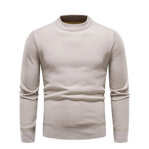 Esteban - Bequemer, schlichter Rundhals-Pullover für Herren