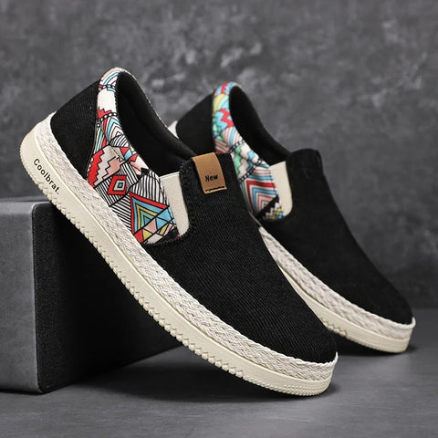 Archie - Flache Segeltuchschuhe