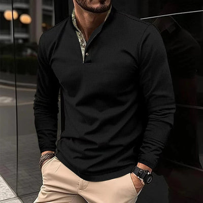 Marcelo - Bequemes Langarmhemd im Casual-Stil