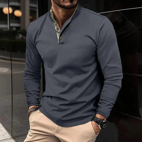 Marcelo - Bequemes Langarmhemd im Casual-Stil