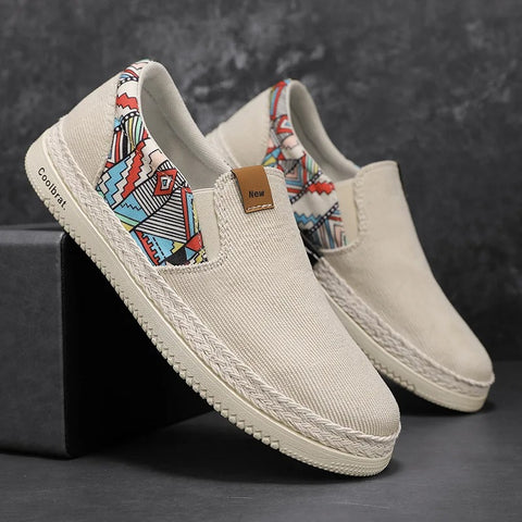 Archie - Flache Segeltuchschuhe