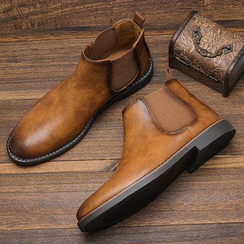 Archie - Vintage-Lederstiefel