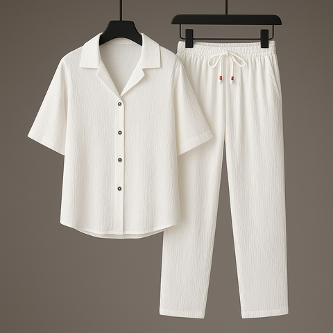 Willy - Stilvolles Polohemd mit Knöpfen und Hose für Herren