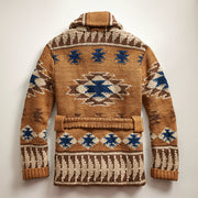 Chad - Jacquard-Woll-Cardigan