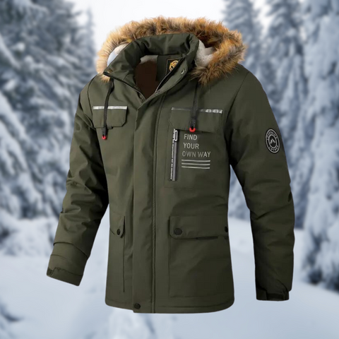 Anton - Kunstfell-Kapuzenjacke