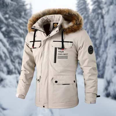 Anton - Kunstfell-Kapuzenjacke